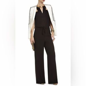 BCBG cut out jumpsuit, Black xxs